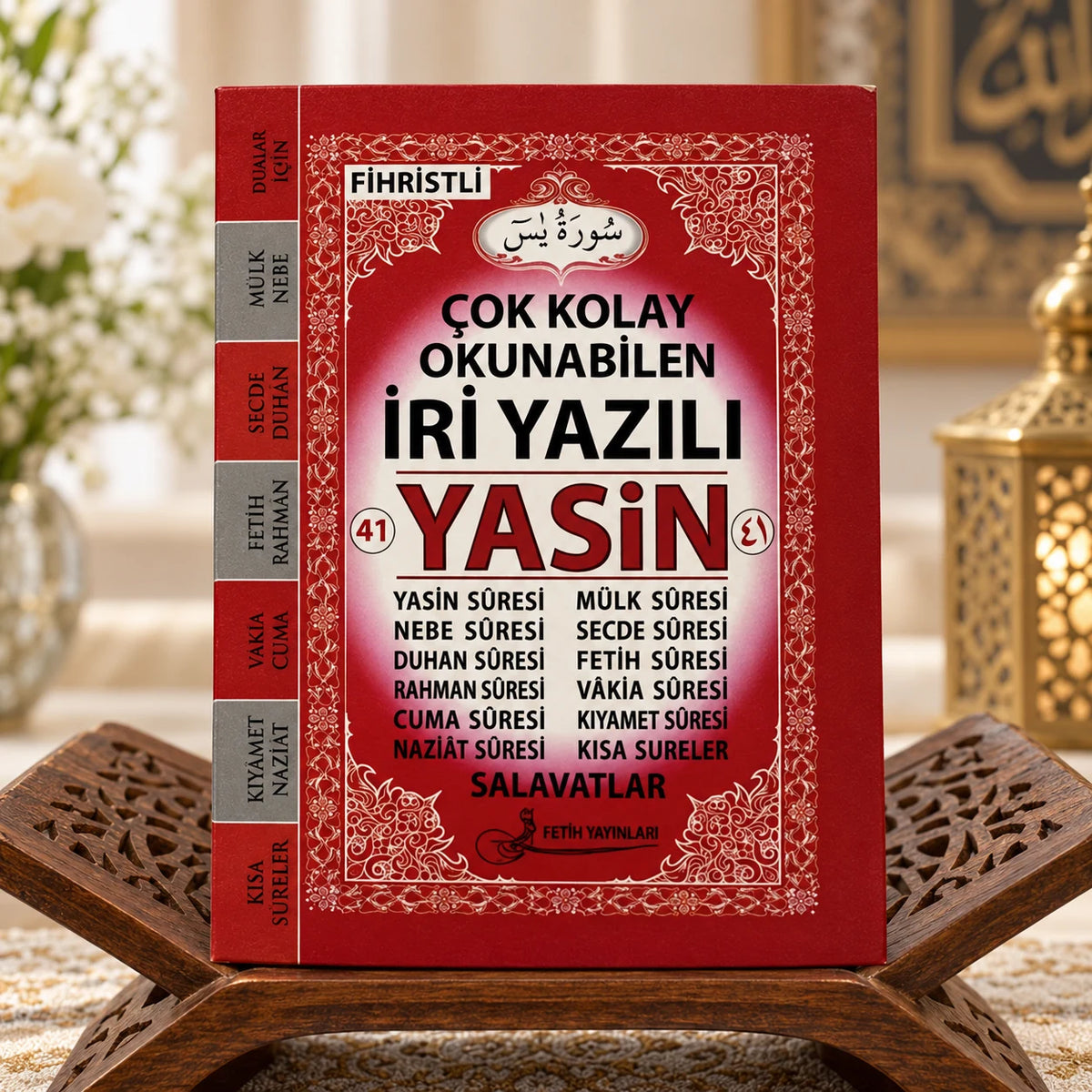 Çanta Boy Arapça İri Yazılı Yasin-i Şerif