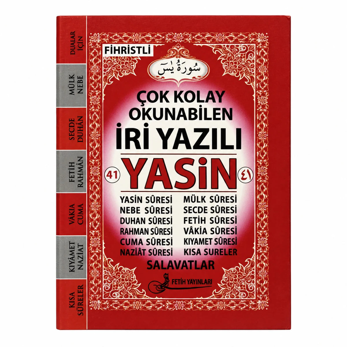 Çanta Boy Arapça İri Yazılı Yasin-i Şerif