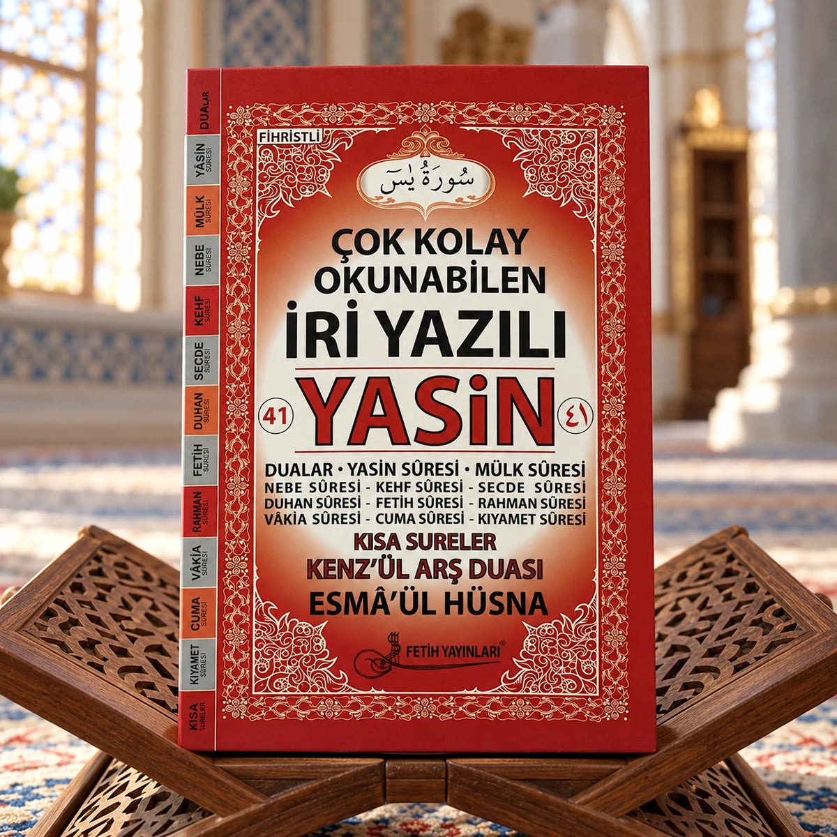 Orta Boy Arapça İri Yazılı Yasin-i Şerif