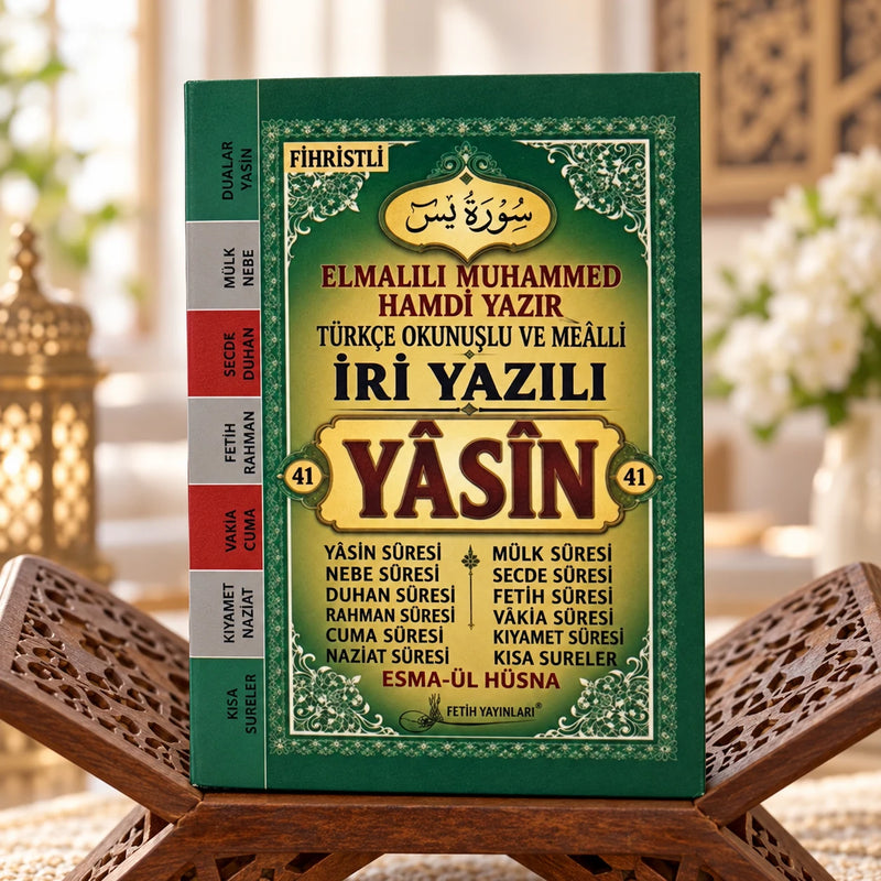 Çanta Boy İri Yazılı Yasin-i Şerif (256 Sayfa)