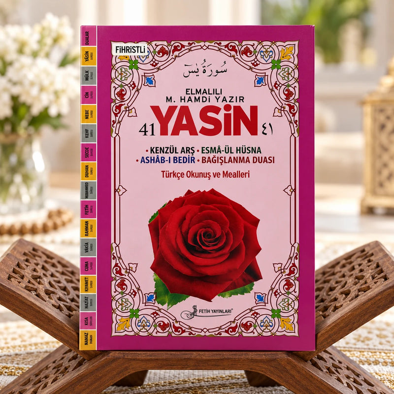Rahle Boy Genişletilmiş Türkçeli Yasin-i Şerif (160 Sayfa)