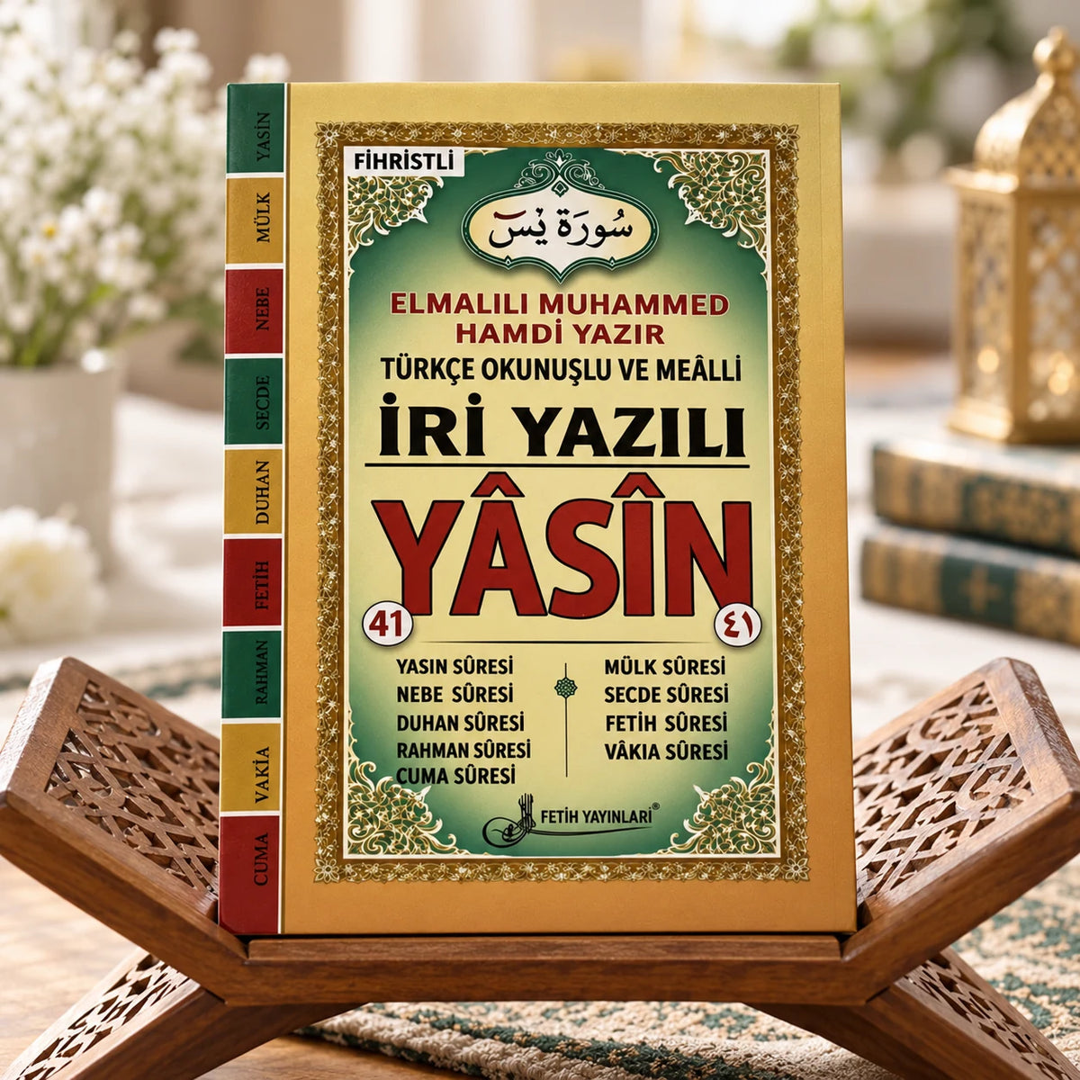 Cami Boy İri Yazılı Türkçe Okunuşlu ve Mealli Yasin-i Şerif