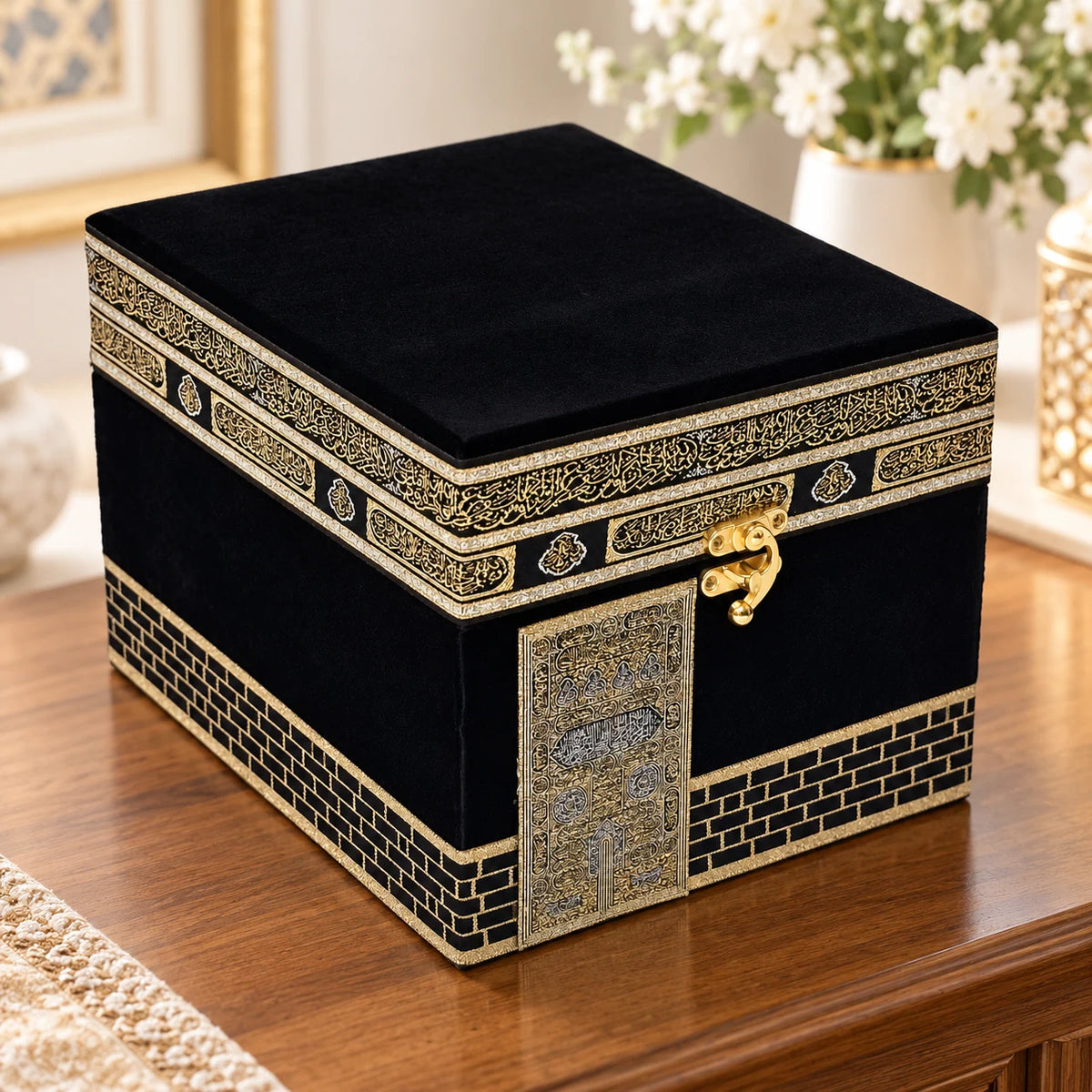 Hafız Boy Kabe Tasarımlı Kutulu Kur'an-ı Kerim