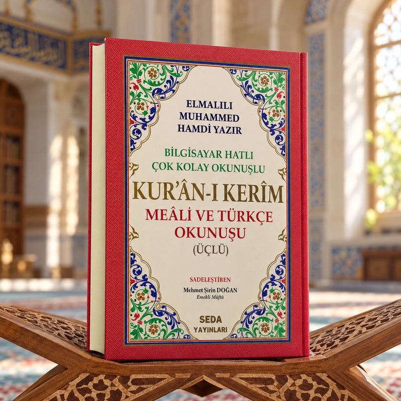 Rahle Boy 3'lü Mealli ve Türkçe Okunuşlu Kur'an-ı Kerim