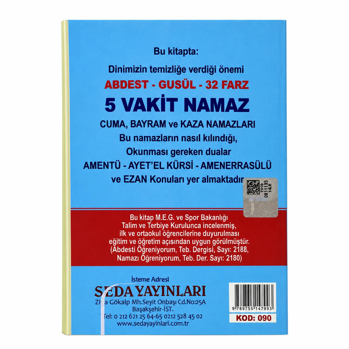 Cep Boy Abdest, Gusül ve Namazı Öğreniyorum (Hanefi)