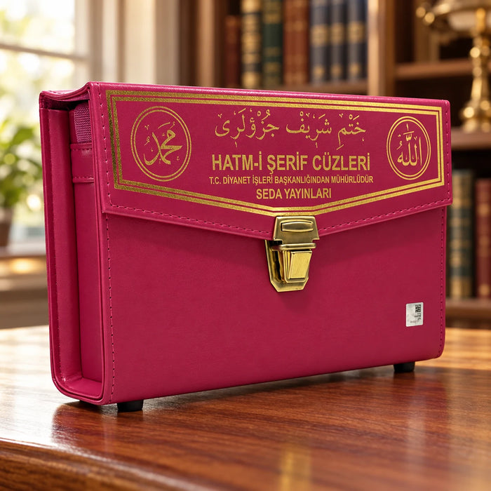 Orta Boy Çantalı Hatm-i Şerif Cüzleri (30 Cüz)