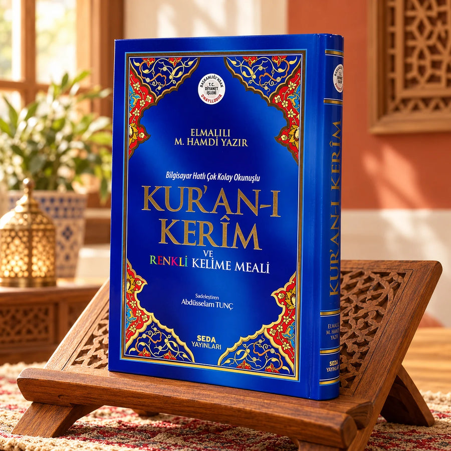 Orta Boy Kur'an-ı Kerim ve Renkli Kelime Meali