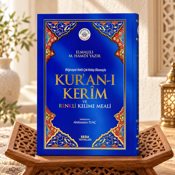 Rahle Boy Kur'an-ı Kerim ve Renkli Kelime Meali