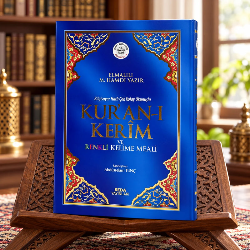 Cami Boy Kur'an-ı Kerim ve Renkli Kelime Meali