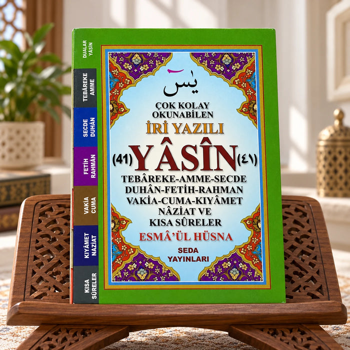 Çanta Boy Arapça İri Yazılı Yasin-i Şerif