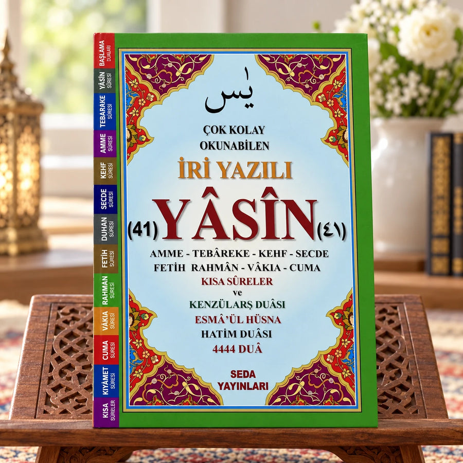 Orta Boy Arapça İri Yazılı Yasin-i Şerif