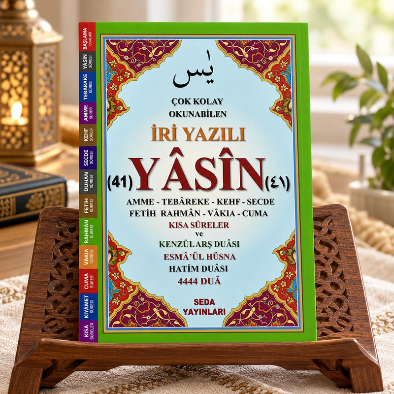 Rahle Boy Arapça İri Yazılı Yasin-i Şerif